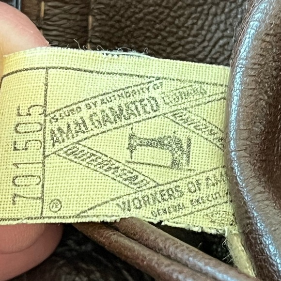 Vintage Grais Angel Skin Cabretta Leather Coat Wool Vest Liner Mens 40L Made USA - Picture 14 of 16